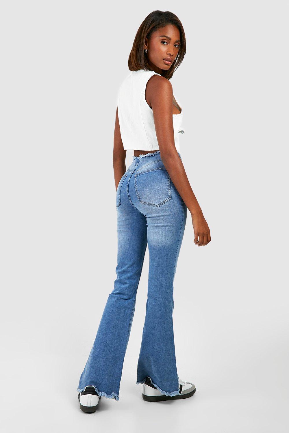 Women's high sale rise flare jeans